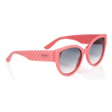 Jimmy Choo - Pollie - Pink Cat-Eye Sunglasses with Star Detailing - Sunglasses - Jimmy Choo Eyewear
