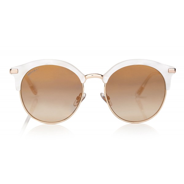 jimmy choo tortoiseshell round sunglasses