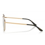 Jimmy Choo - Fin - Occhiali da Sole Aviator in Metallo Nero e Oro - Jimmy Choo Eyewear