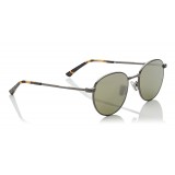 Jimmy Choo - Henri - Dark Ruthenium Oval Metal Sunglasses - Jimmy Choo Eyewear