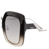 Fendi - Tropical Shine - Black & Grey Oversize Sunglasses - Sunglasses - Fendi Eyewear