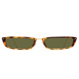 Linda Farrow - 838 C3 Rectangular Sunglasses - Tortoise - Linda Farrow Eyewear