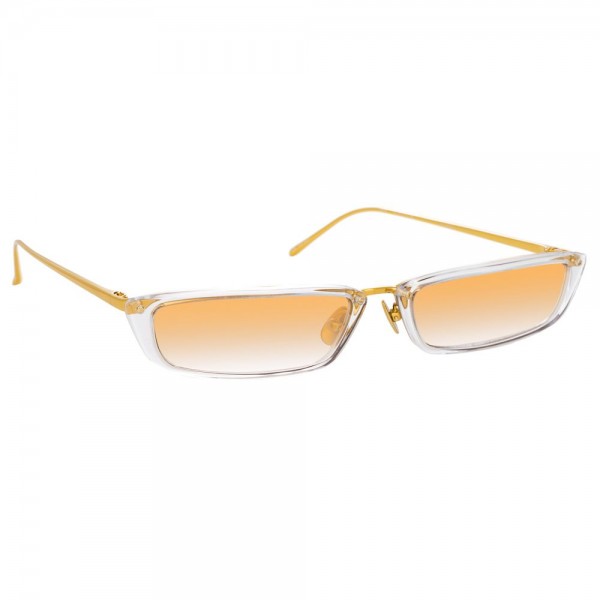 Linda Farrow - Occhiali da Sole Rettangolari 838 C6 - Translucido - Linda Farrow Eyewear