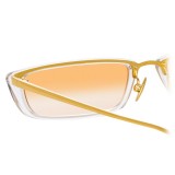 Linda Farrow - 838 C6 Rectangular Sunglasses - Clear - Linda Farrow Eyewear