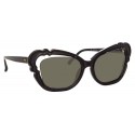 Linda Farrow - 824 C1 Cat Eye Sunglasses - Black - Linda Farrow Eyewear