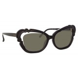 Linda Farrow - 824 C1 Cat Eye Sunglasses - Black - Linda Farrow Eyewear