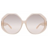 Linda Farrow - 780 C6 Oversized Sunglasses - Milky Pink - Linda Farrow Eyewear