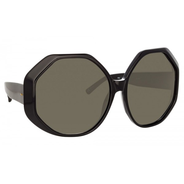 Linda Farrow - 780 C1 Oversized Sunglasses - Black - Linda Farrow Eyewear