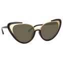 Linda Farrow - 736 C1 Cat Eye Sunglasses - Black - Linda Farrow Eyewear