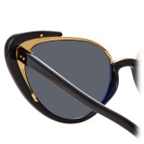 Linda Farrow - 736 C1 Cat Eye Sunglasses - Black - Linda Farrow Eyewear