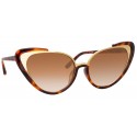 Linda Farrow - 736 C2 Cat Eye Sunglasses - Tortoise - Linda Farrow Eyewear