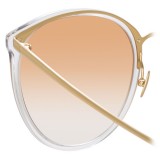 Linda Farrow - 747 C15 Oversized Sunglasses - Clear - Linda Farrow Eyewear