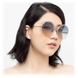 Linda Farrow - 457 C32 Round Sunglasses - Clear - Linda Farrow Eyewear