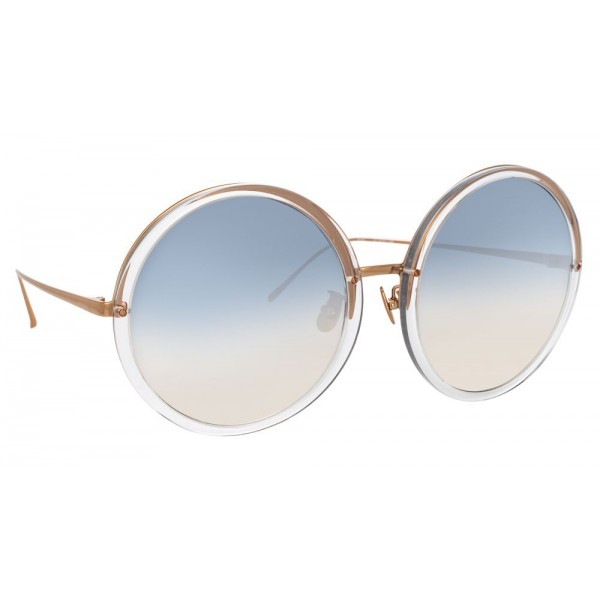 Linda Farrow - 457 C32 Round Sunglasses - Clear - Linda Farrow Eyewear