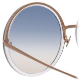 Linda Farrow - 457 C32 Round Sunglasses - Clear - Linda Farrow Eyewear