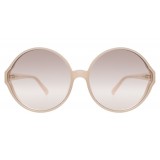 Linda Farrow - 657 C15 Round Sunglasses - Milky Pink - Linda Farrow Eyewear