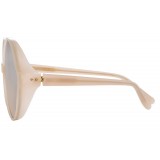 Linda Farrow - 657 C15 Round Sunglasses - Milky Pink - Linda Farrow Eyewear