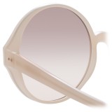 Linda Farrow - 657 C15 Round Sunglasses - Milky Pink - Linda Farrow Eyewear