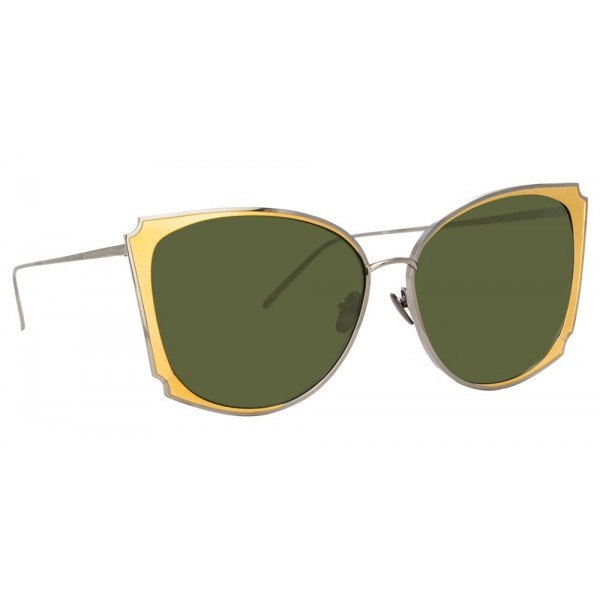 Linda Farrow - 762 C1 Cat Eye Sunglasses - Nickel - Linda Farrow Eyewear