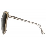 Linda Farrow - 762 C1 Cat Eye Sunglasses - Nickel - Linda Farrow Eyewear