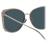 Linda Farrow - 762 C1 Cat Eye Sunglasses - Nickel - Linda Farrow Eyewear