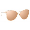 Linda Farrow - 809 C3 Cat Eye Sunglasses - Rose Gold - Linda Farrow Eyewear