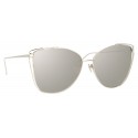 Linda Farrow - 809 C2 Cat Eye Sunglasses - White Gold - Linda Farrow Eyewear