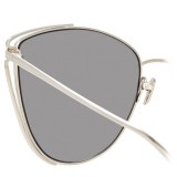 Linda Farrow - 809 C2 Cat Eye Sunglasses - White Gold - Linda Farrow Eyewear