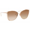 Linda Farrow - 809 C5 Cat Eye Sunglasses - Rose Gold - Linda Farrow Eyewear