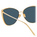 Linda Farrow - 809 C4 Cat Eye Sunglasses - Yellow Gold - Linda Farrow Eyewear