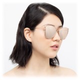 Linda Farrow - 809 C3 Cat Eye Sunglasses - Rose Gold - Linda Farrow Eyewear