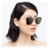 Linda Farrow - 809 C4 Cat Eye Sunglasses - Yellow Gold - Linda Farrow Eyewear