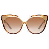 Linda Farrow - 790 C2 Oversized Sunglasses - Tortoise - Linda Farrow Eyewear