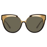 Linda Farrow - 790 C1 Oversized Sunglasses - Black - Linda Farrow Eyewear