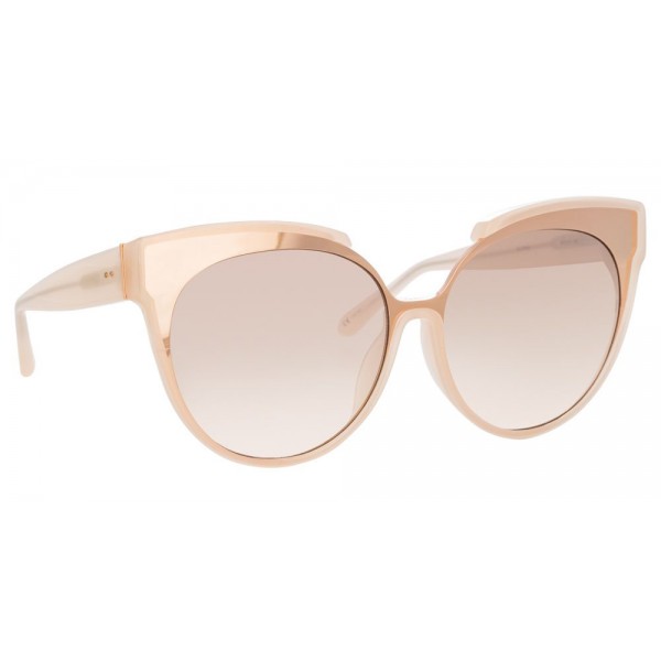 Linda Farrow - 790 C6 Oversized Sunglasses - Milky Pink - Linda Farrow Eyewear