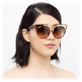 Linda Farrow - 790 C2 Oversized Sunglasses - Tortoise - Linda Farrow Eyewear