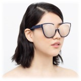 Linda Farrow - 790 C7 Oversized Sunglasses - Navy - Linda Farrow Eyewear