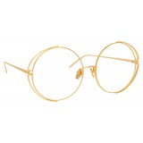 Linda Farrow - 816 C9 Round Optical Frames - Yellow Gold - Linda Farrow Eyewear