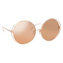 Linda Farrow - 816 C3 Round Sunglasses - Rose Gold - Linda Farrow Eyewear