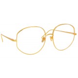 Linda Farrow - Occhiali da Vista Rotondi 750 C1 - Oro Giallo - Linda Farrow Eyewear