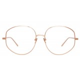 Linda Farrow - 750 C3 Round Optical Frames - Rose Gold - Linda Farrow Eyewear