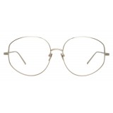 Linda Farrow - Occhiali da Vista Rotondi 750 C2 - Oro Bianco - Linda Farrow Eyewear