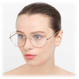 Linda Farrow - 750 C3 Round Optical Frames - Rose Gold - Linda Farrow Eyewear