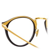 Linda Farrow - 808 C1 Oval Optical Frames - Black - Linda Farrow Eyewear
