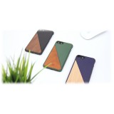 Woodcessories - Eco Split - Maple Cover - Navy - iPhone 8 Plus / 7 Plus - Wooden Cover - Eco Case - Split Collection