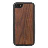 Woodcessories - Eco Bumper - Walnut Cover - Black - iPhone 8 / 7 - Wooden Cover - Eco Case - Bumper Collection