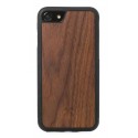 Woodcessories - Eco Bumper - Walnut Cover - Black - iPhone 8 Plus / 7 Plus - Wooden Cover - Eco Case - Bumper Collection