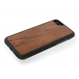 Woodcessories - Eco Bump - Cover in Legno di Noce - Nero - iPhone 8 Plus / 7 Plus - Vero Legno - Eco Case - Collezione Bumper