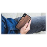 Woodcessories - Eco Bump - Cover in Legno di Noce - Nero - iPhone 8 / 7 - Cover in Legno - Eco Case - Collezione Bumper