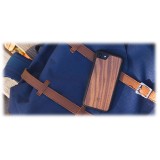 Woodcessories - Eco Bump - Cover in Legno di Noce - Nero - iPhone 6 Plus / 6 s Plus - Vero Legno - Eco Case - Collezione Bumper
